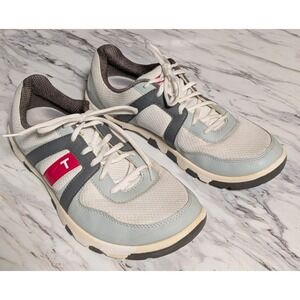 True Linkswear Men's Gray Blue Sensei Spikeless Golf Shoes Size 10.5